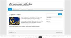 Desktop Screenshot of euribor.info